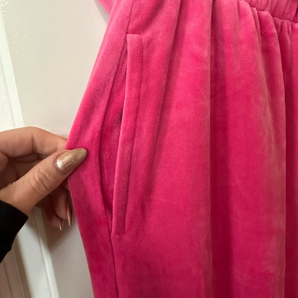Hollister Pink Velour Tracksuit - Picture 3 of 8